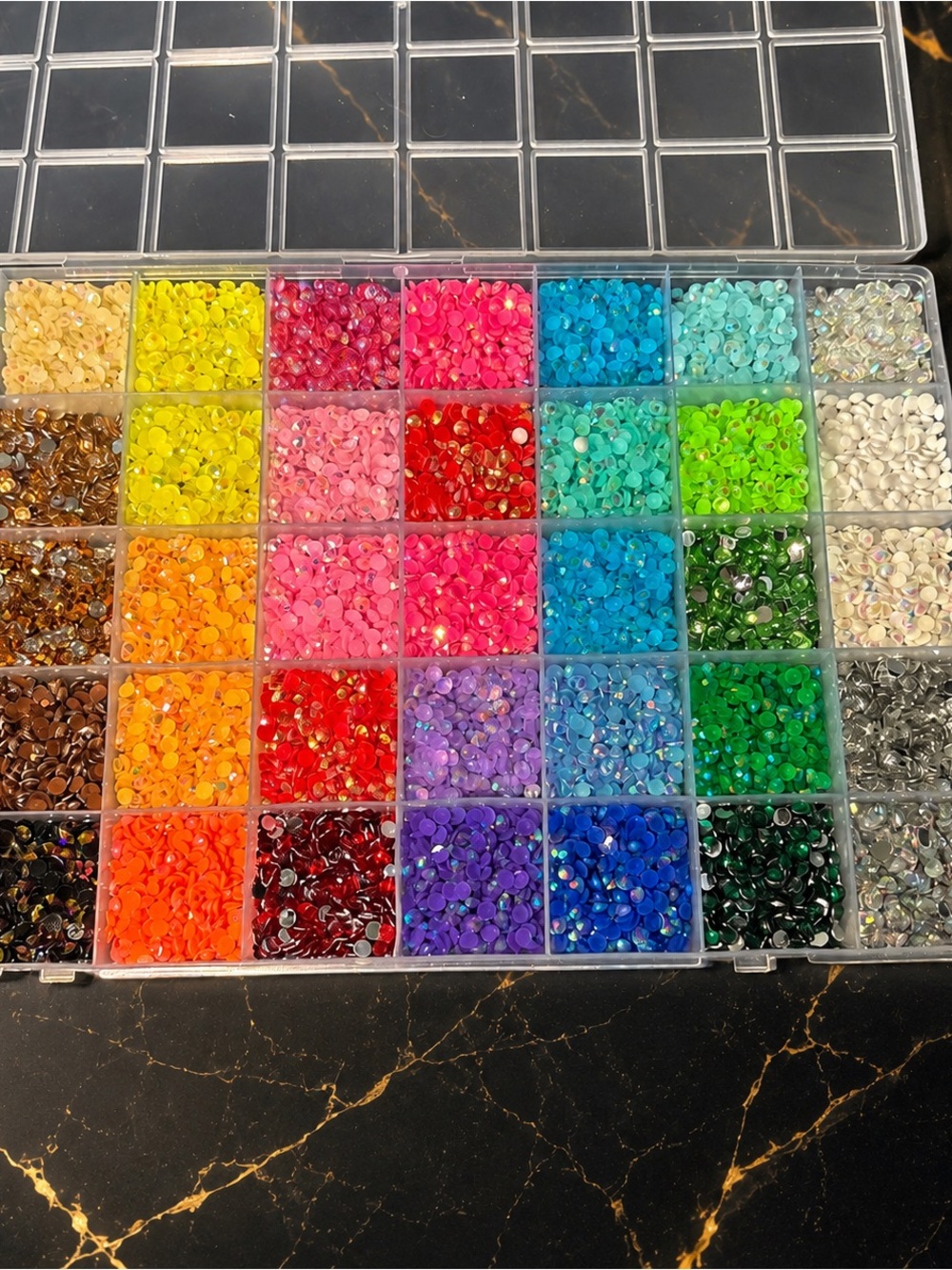 Assorted Decorative Phone Gems Kit - Multi-Color Accent Stones